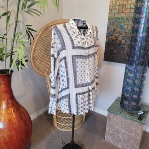 Free People button down blouse